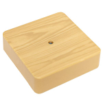 Коробка разветвительная KMP-030-032 (100x100x28) светлое дерево EKF PROxima (35.00 шт.)
