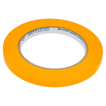 Лента малярная 9 мм 50 м для гладких поверхностей на рисовой бумаге золотистая Master Color