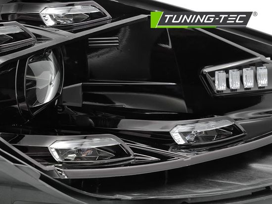 Фары передние DRL BLACK для PORSCHE CAYENNE 10-15