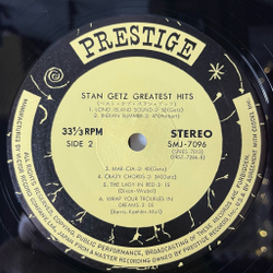 Винтажная виниловая пластинка LP Stan Getz Greatest Hits (Japan 1973) (No Obi)