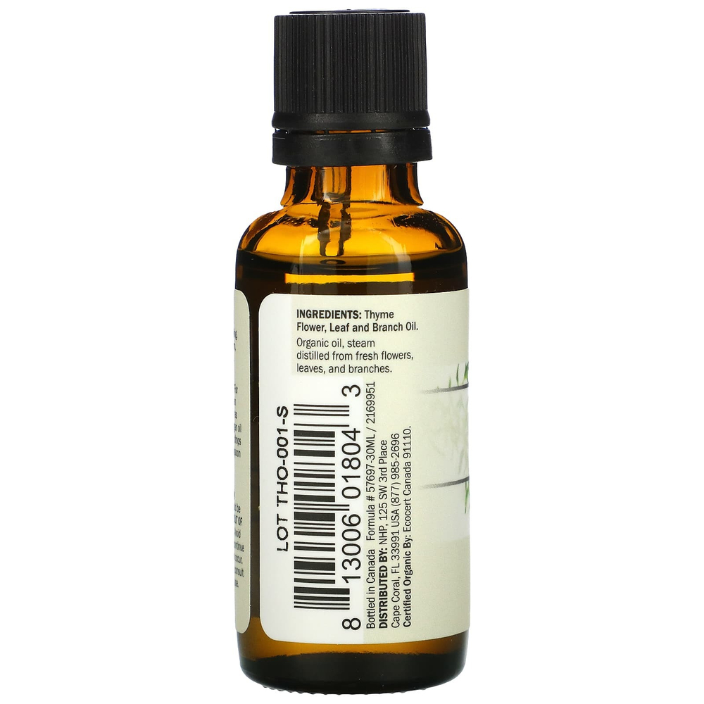 Dr. Mercola, органические эфирные масла, чабрец, 30 мл (1 жидк. унция)