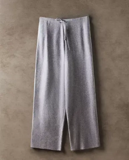ZARA HOME ПИЖАМНЫЕ БРЮКИ ИЗ ХЛОПКА, СЕРЫЙ