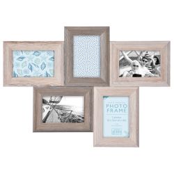 Innova PI09962 фоторамка 5 фото, 5x 10*15cm Natural Wood , дерево | Innova