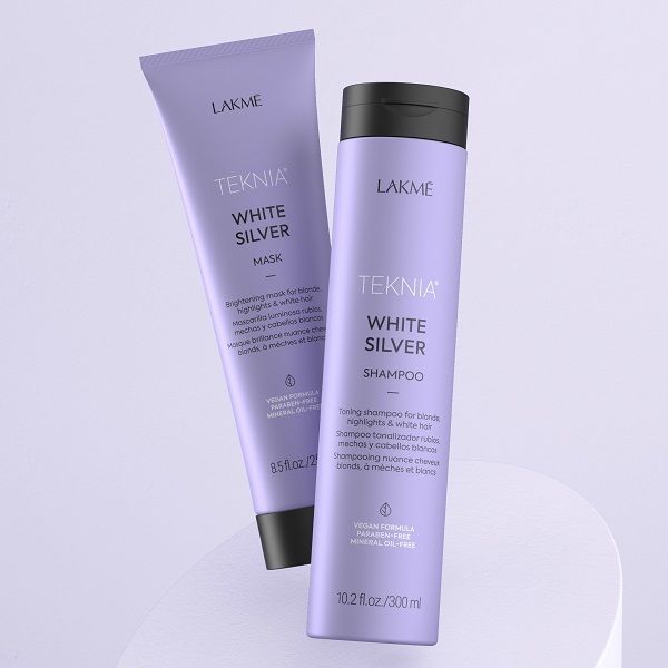 Lakme Teknia White Silver - для нейтрализации желтого оттенка волос