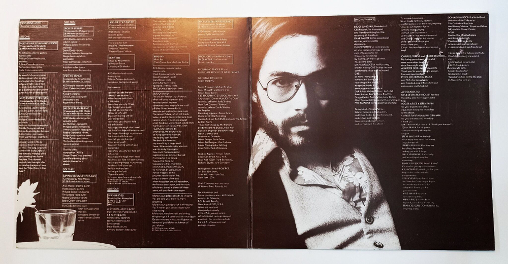 Винтажная виниловая пластинка Al Di Meola Splendido Hotel 2LP (Spain 1980)