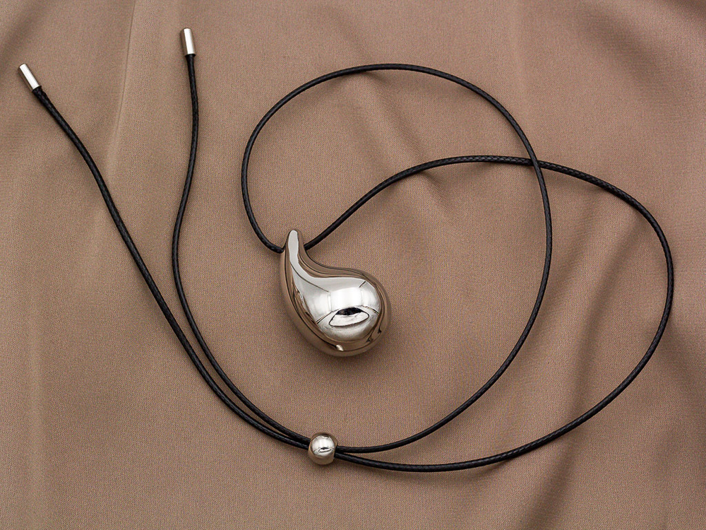 Кулон "Капля "Large " 39мм, на шнурке