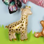 Шар с клапаном (16''/41 см) Мини-фигура, Жираф, 1 шт.