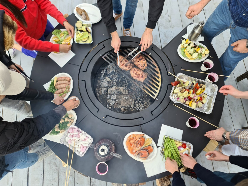 Дровяной гриль-стол Elbrus Grill Альпы 1300, 3мм