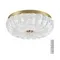 7719/36L PIKO LED SN 027 Светильник металл/стекло/прозрачный/золотой LED 36Вт 3000-6500K D300 IP20 пульт ДУ TESORO