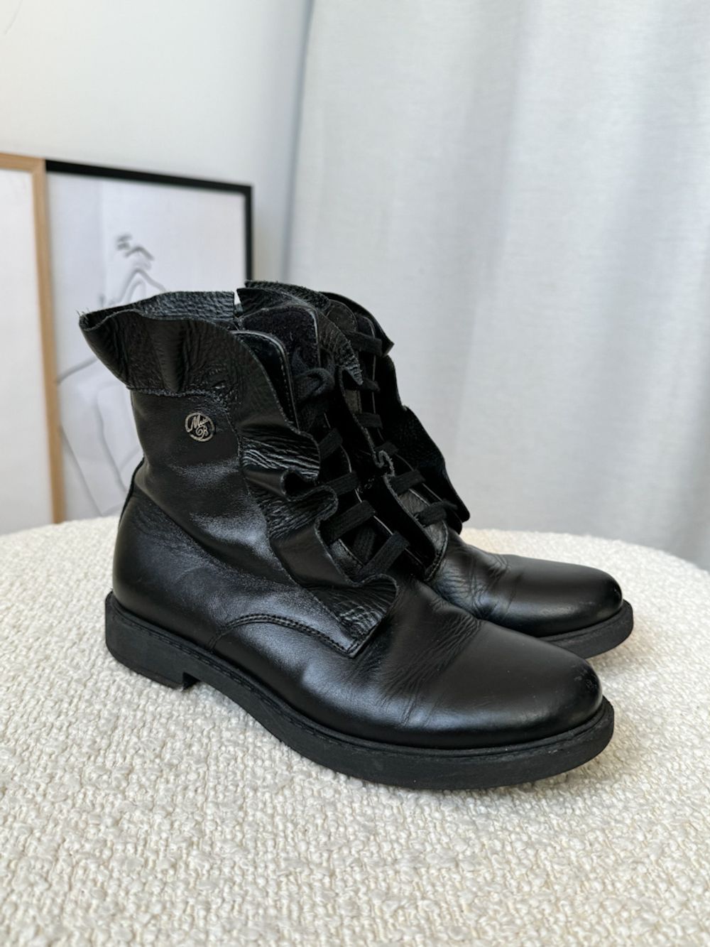 Кожаные ботинки Miss Blumarine, 34