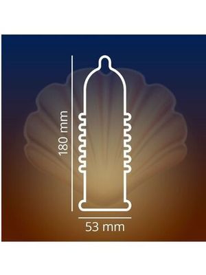 Презервативы Contex Ribbed С ребрами 3 штуки