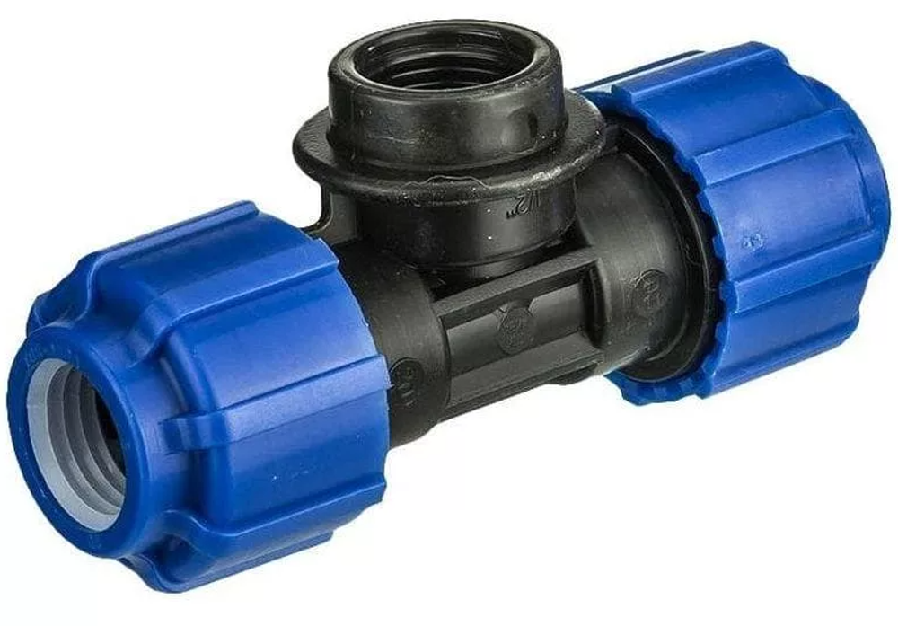 Тройник ПНД ВР 25*1/2"