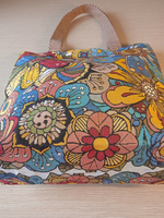 Гобеленовая сумка Мозаика цветы (39х39х12)