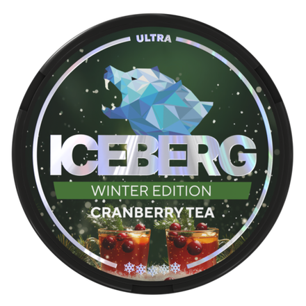 ICEBERG ULTRA WINTER EDITION CRANBERRY TEA (150 МГ) - КЛЮКВЕННЫЙ ЧАЙ