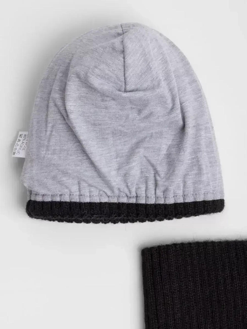 Шапка детская и снуд осенняя