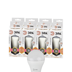 Лампа светодиодная ЭРА STD LED A65-30W-827-E27 30Вт груша теплый белый свет Е27 | Лампы cветодиодные Груша (A)