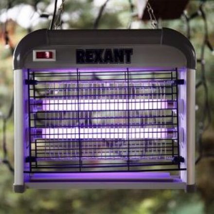 Антимоскитная лампа, 2х6Вт, 220В, S 60м² REXANT