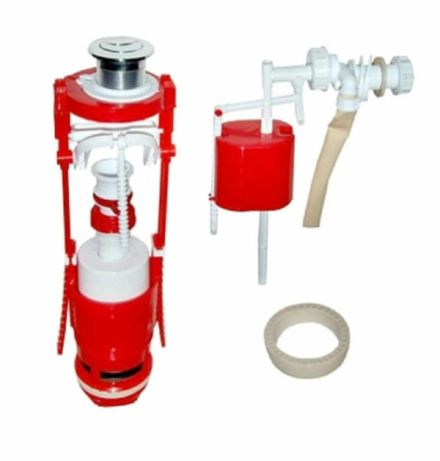 Арматура  унив.Тула РБМ 2-х кноп.метал.бок.подв.АС-11.1М