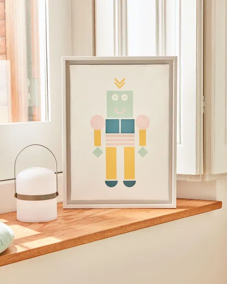 Переносная настольная лампа Ridley светло-серая