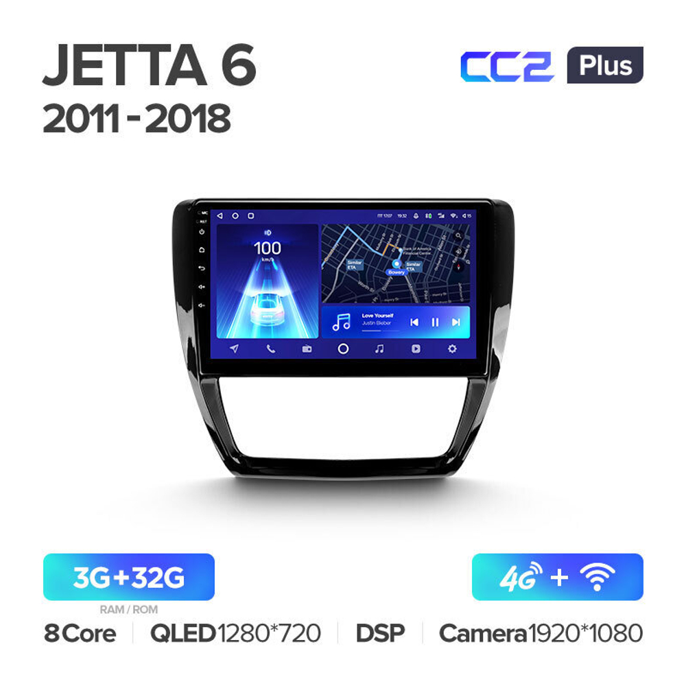 Teyes CC2 Plus 10.2" для Volkswagen Jetta 2011-2018