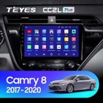 Teyes CC2L Plus 10.2" для Toyota Camry 8 2017-2019