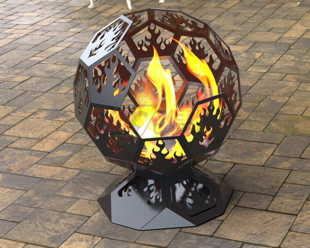 Чаша костровая Пламя