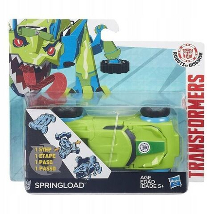 Фигурка Hasbro Transformers Robots In Disguise - Springload - Трансформер-машинка Спринглоад (зеленая) - Хасбро B4652/B0068
