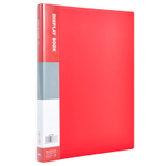 Папка с файлами DELI "Classic" на 40 вкладышей, 0.6 мм, красная