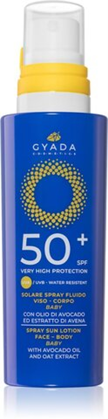 Gyada Cosmetics Solar - Защитный крем для лица и тела для детей /  SPF 50+ 150  ml  / GTIN 8054609981354