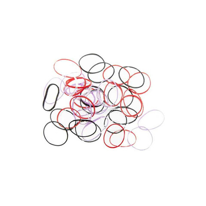 Dewal Beauty Резинка для волос DBR18 силиконовая, цветная, mini (50 шт)