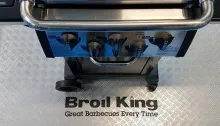Грязезащитный напольный коврик для гриля, 180х90 см, серый, Broil King