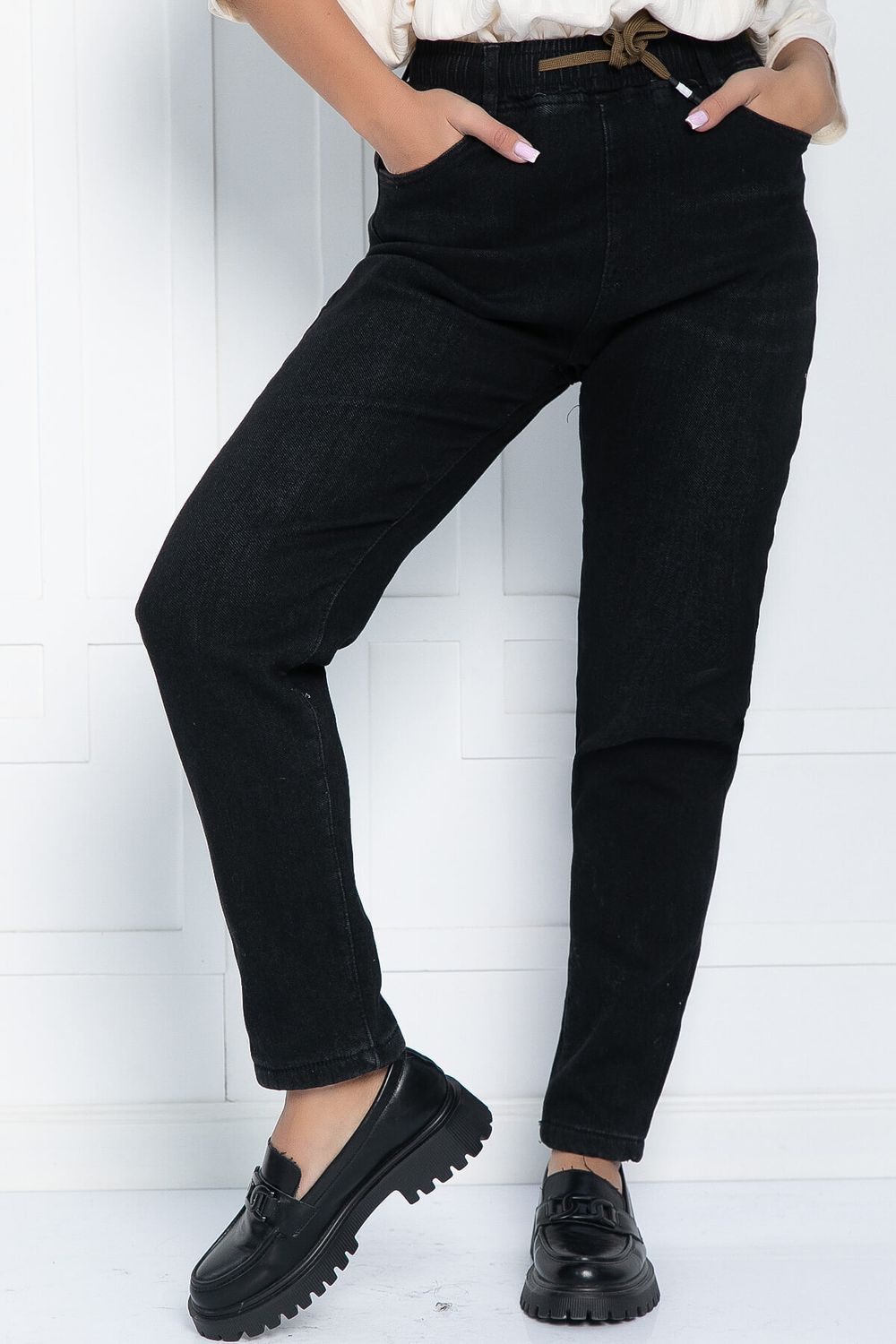 Джинсы Теплый вечер (черные) Б11513 LT Collection