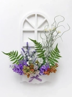 Настенная композиция "Окно с цветами"