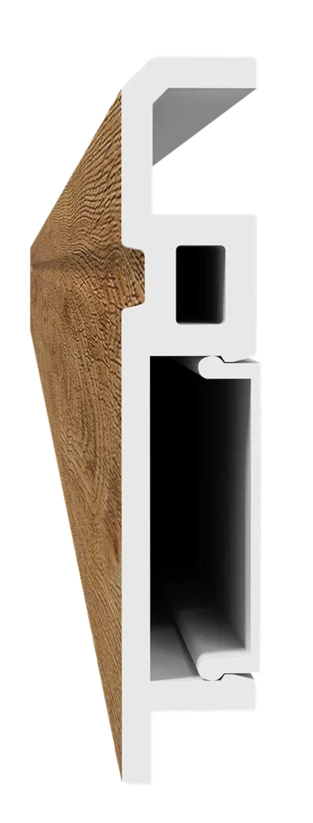 Напольный плинтус ПВХ Foresta Aviv Дуб Робуста FA 005 2000х70х13 мм