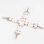 Эротический набор Медсестричка из 8 предметов (Цвет: белый с красным)