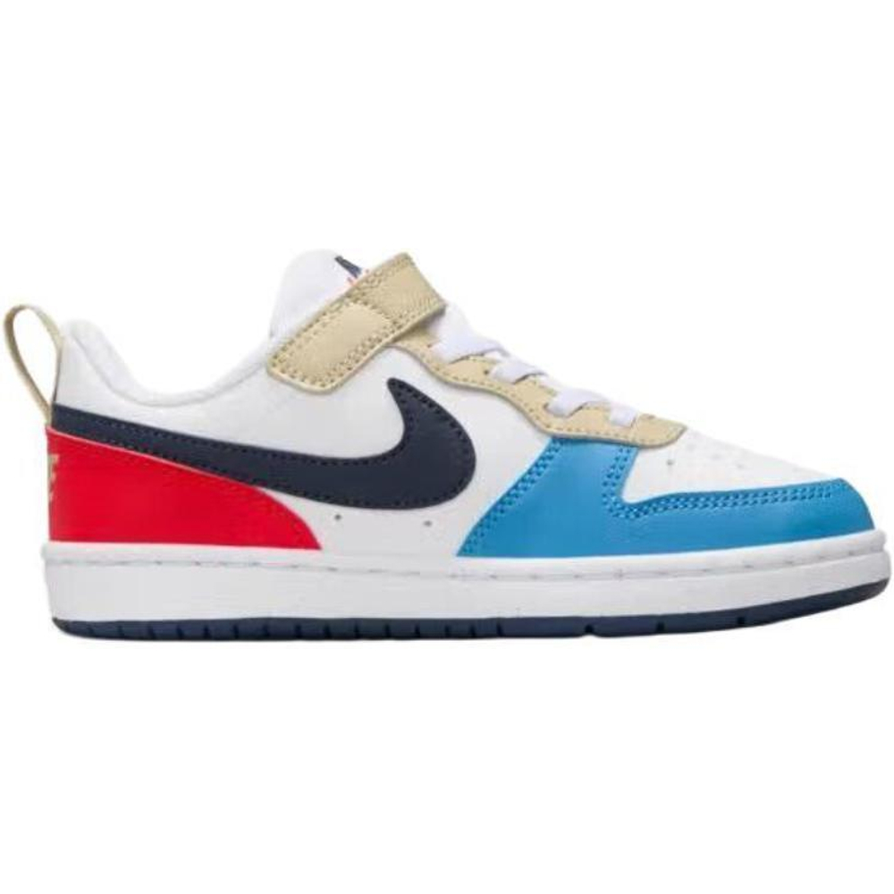 Детские кроссовки Nike Court Borough Low Recraft 'White Thunder Blue Light Crimson' DV5457-124