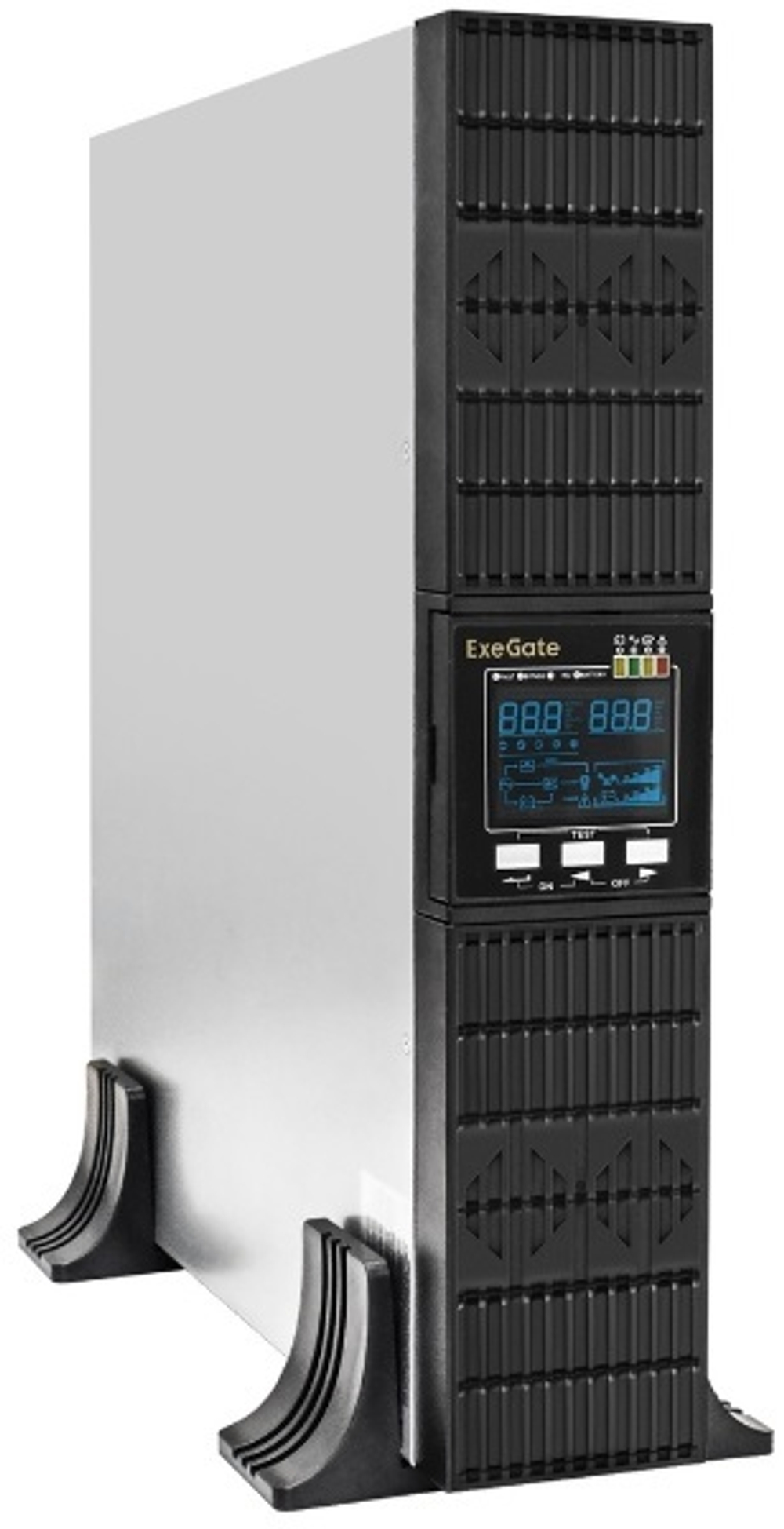 Источник бесперебойного питания  Exegate PowerExpert ULS-575-6kVA.LCD.AVR.T.USB.RS232.SNMP.2U