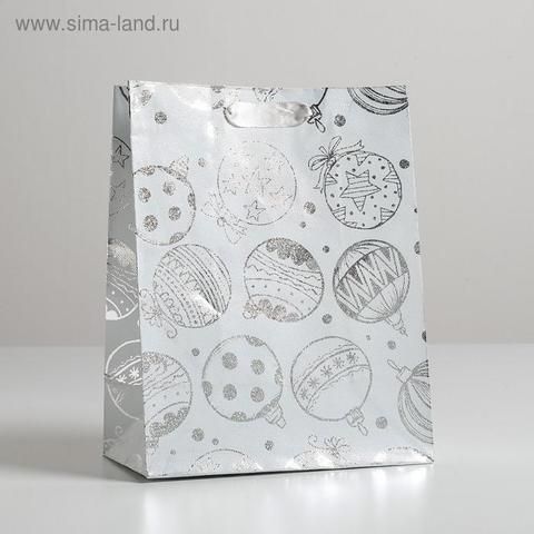 Пакет металлизированный вертикальный «Яркий праздник», MS 18 х 23 х 10 см