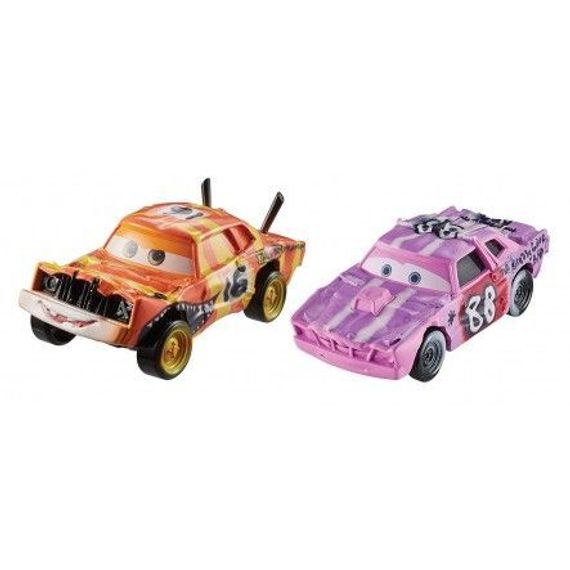 Maşın Disney Cars Character Tailgate &amp; Pushover Toy Vehicle rəngli