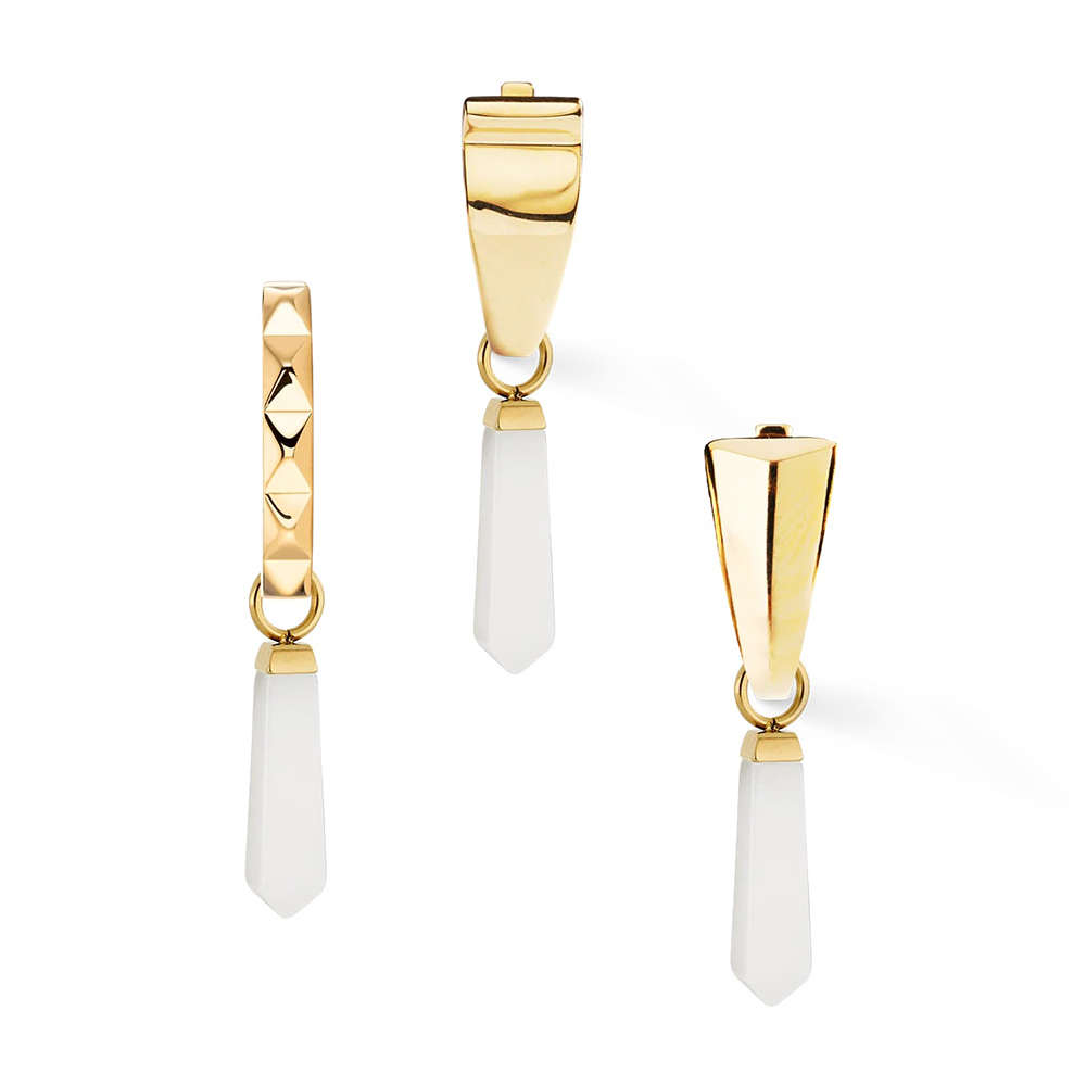 Подвеска на серьгу Coeur de Lion Gold-White 0051/44-1416