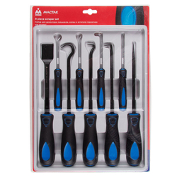 МАСТАК (109-60009C) Набор для демонтажа сальников, колец и остатков герметика, 9 предметов