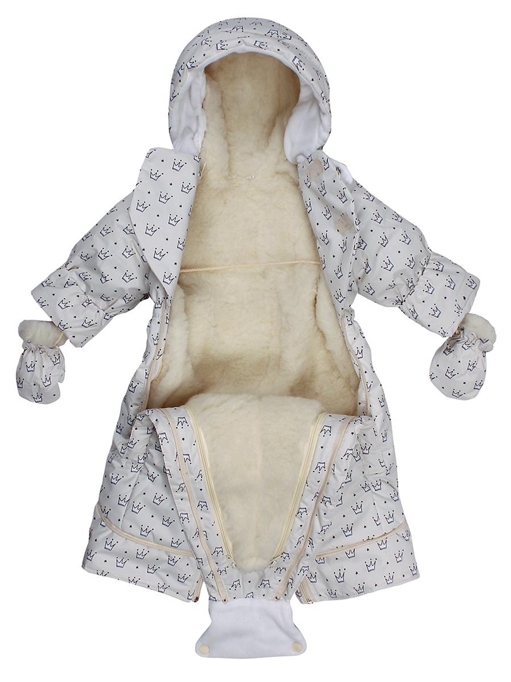 Комбинезон-трансф. с отстёг.мех. "Корона" р.74 (Rusland) А 72-23