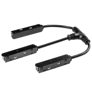 Соединитель трековый Т-образный гибкий 48V 509293 чёрный Uno Lightstar