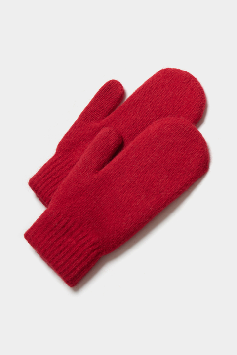 Варежки пушистые утепленные