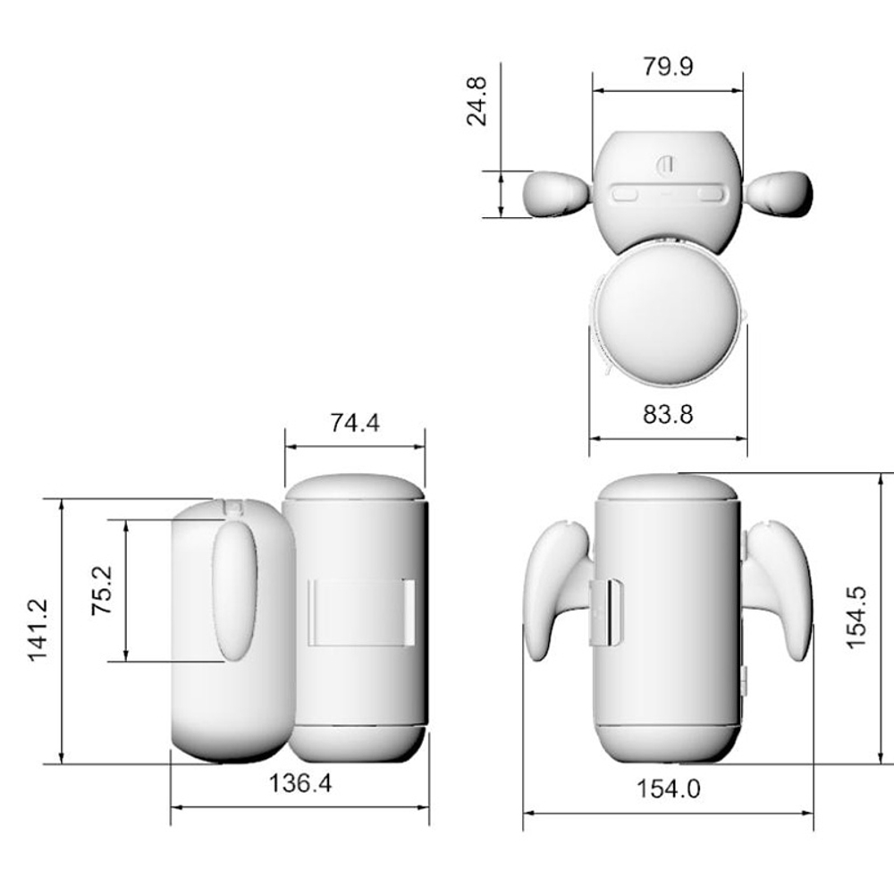 Автоматический вибромастурбатор с функциями пенетрации и нагрева Amovibe Black Knight Thrusting & Vibrating, Heating Masturbator