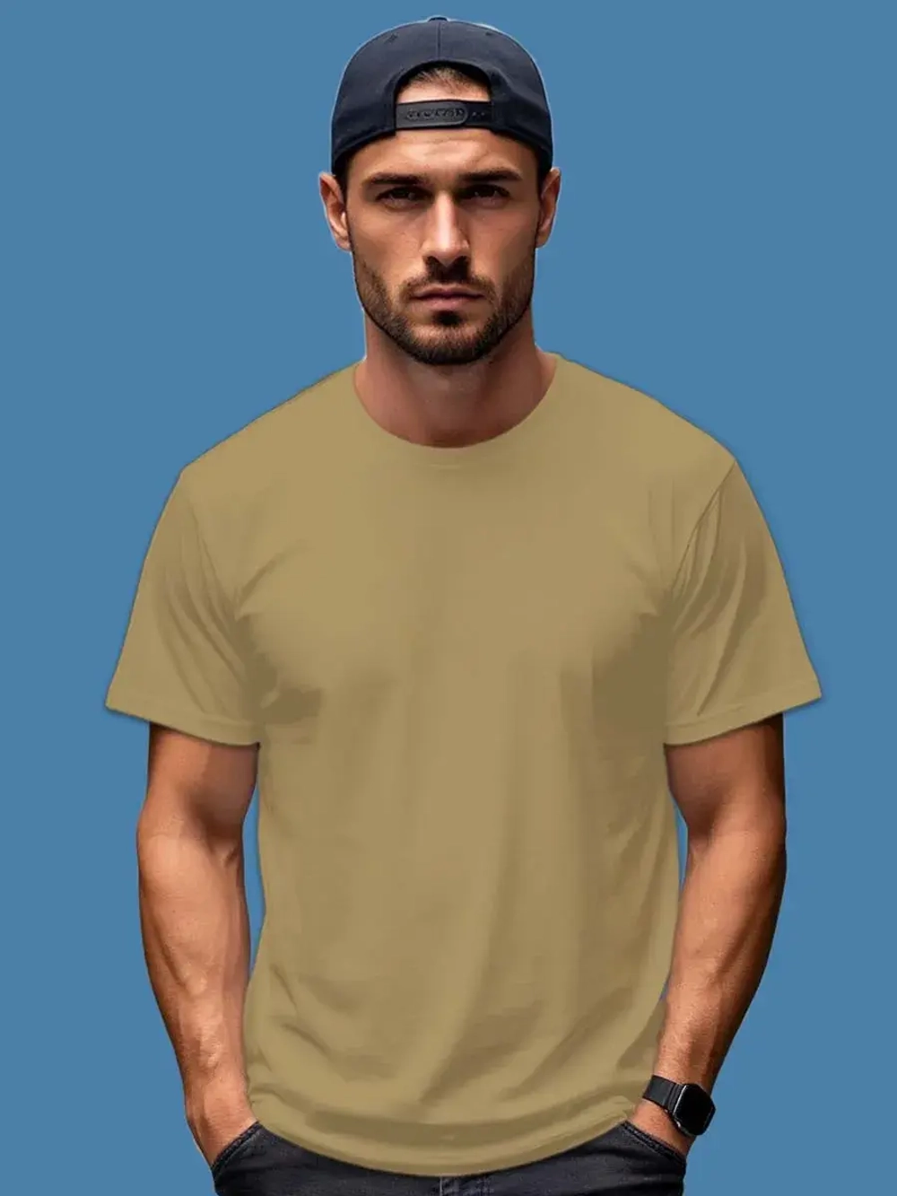 Футболка Взрослая.Премиум однотонная.Набор 2 шт