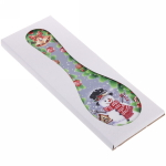 Подставка под ложку керамическая «Снеговик» 28см