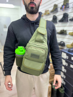 Тактическая сумка рюкзак с USB олива