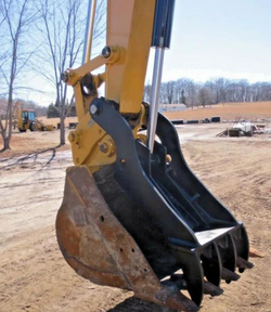 Прижим для ковша на Экскаватор Terex