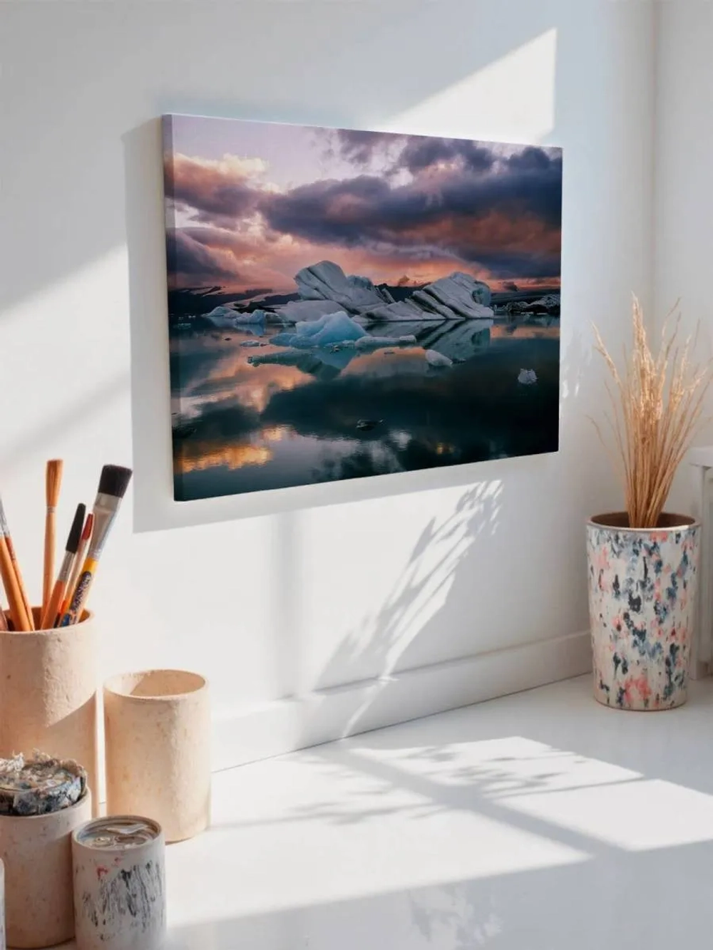 Картина на стену 40 X 50 Ледники